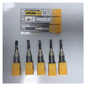 Set di punte per <span class=keywords><strong>Router</strong></span> in carburo di tungsteno a doppia flauto per legno 2 Trim a filo fresa 6mm stinco <span class=keywords><strong>CNC</strong></span> ODM/OEM personalizzabile - Product Image 1