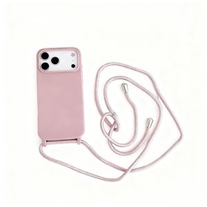 Étui <span class=keywords><strong>avec</strong></span> <span class=keywords><strong>cordon</strong></span> lisse personnalisé pour <span class=keywords><strong>iPhone</strong></span> 17 17promax 17pro, lanière antichoc en TPU, bandoulière, couverture de téléphone, <span class=keywords><strong>protection</strong></span> - Product Image 6