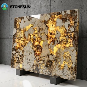 Dalle de quartzite Patagonia StoneSun, polie, émaillée, translucide, marbre <span class=keywords><strong>Pandora</strong></span> pour mur, plan de travail de cuisine, plan de travail, dessus de table - Product Image 4