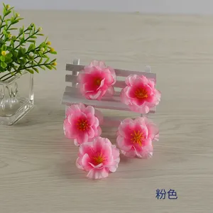 5cm Nhân Tạo Hoa trang trí hoa & vòng hoa cho <span class=keywords><strong>make</strong></span> up Peach Blossom chi nhánh cây nho hoa - Product Image 6