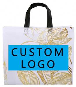 Sacs en tissu non tissé personnalisés vierges pour la publicité, sacs shopping en tissu non tissé à poignée, sacs cadeaux épaissis pour vêtements - Product Image 1