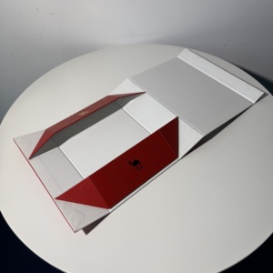 Cao cấp kiểu dáng đẹp tùy chỉnh có thể gập lại đầy đủ màu sắc in ấn cứng nhắc từ hộp quà tặng bao bì với lá vàng đóng dấu thiết kế logo - Product Image 3