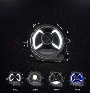 Accessoires de <span class=keywords><strong>voiture</strong></span> Pièces automobiles Modifiées Feux à lentille LED Feux de jour Feux avant Phares pour <span class=keywords><strong>Suzuki</strong></span> <span class=keywords><strong>Jimny</strong></span> 2019+ - Product Image 2