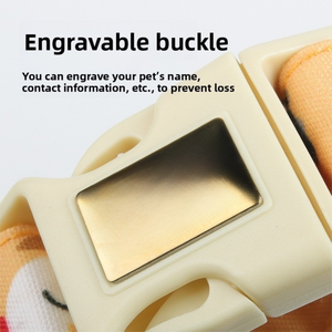 <span class=keywords><strong>Collar</strong></span> de tela personalizable para mascotas, patrones impresos para perros pequeños y medianos, moderno para evitar el escape con grabado personalizado - Product Image 2