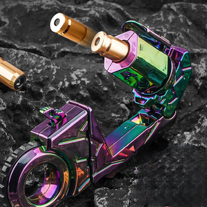 Anello in Lega Antistress per Adulti, Pistola a Proiettili Morbidi con Funzione di Espulsione, Mini Modello Giocattolo Antistress - Product Image 4