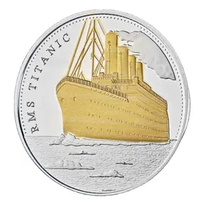 Supplier custom souvenir titanic coin