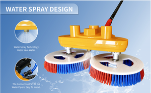 Multifit Abordable Flexible 5.5m Alimentation électrique par batterie au lithium Version <span class=keywords><strong>Nettoyage</strong></span> de <span class=keywords><strong>toiture</strong></span> de panneaux solaires extérieurs distribués en usine - Product Image 5