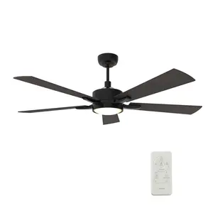 New design dc ceiling fan wood ceiling fan for home 56 inch ceiling fan with led light