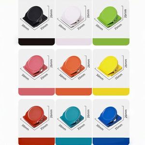 Custom LOGO Metal Mini Strong Magnetic Clips Heavy Scratch Resistant Fridge Whiteboard Magnets for Office Paper <b>Poster</b> Photo - Product Image 2