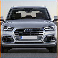 Kit de mise à niveau des phares à LED matriciels pour Audi Q5 80A 2018 2019 2020 avec clignotants dynamiques et feux de jour, cadre noir
