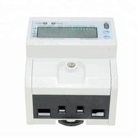 Medidor de Kwh electrónico Digital monofásico de carril Din de clase 1 de alta precisión Medidor de energía eléctrica Digital con RS485