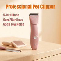 Cortadora de Pelo para Perros Shernbao PGC-580, Kit de Peluquería Canina, Cortadora de Pelo para Mascotas, Cortadora de Patas para Mascotas, Máquina Cortadora de Pelo para Mascotas