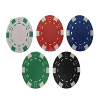 Üretim uygun baskılı las vegas cips poker fişi seti tedarikçisi oyun abs seramik özel masa üstü oyunları poker fişleri