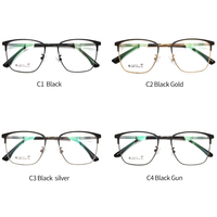 Lunettes de vue FC Luxury Ultralight Premium, montures en titane non magnétique pour hommes
