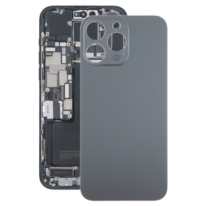 <span class=keywords><strong>Prix</strong></span> réduit pour <span class=keywords><strong>iPhone</strong></span> 15 Pro Max Glass Battery Back Cover Black - Product Image 1