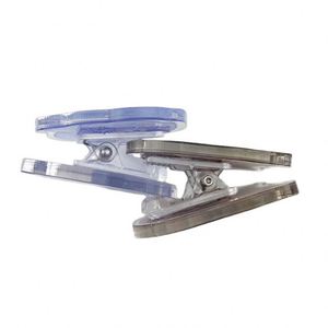Wholesale Custom Acrylic <b>Binder</b> <b>Clip</b> No Mold Fee Transparent Book for Mark Cute Novelty Gifts - Product Image 4
