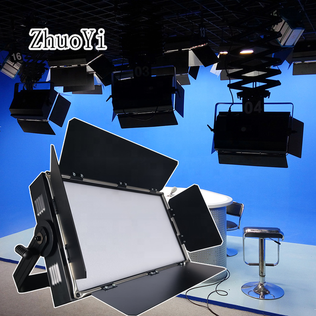 Professional 200W Bi-Color LED Panel Light Quiet 3200K-5600K Video Lighting Equipment for Photography & Video Shoots