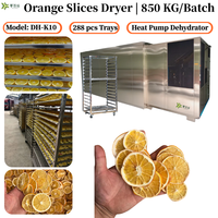 850KG/partij Sinaasappelschijven Droger |   DH-K10 |   Fruitdroger |   Sinaasappelschijfjesdroger, sinaasappelschijfjes warmtepompdroger |   Wasdroger