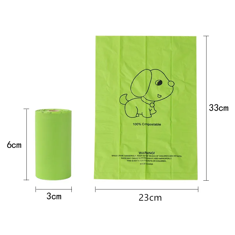 Eco Friendly Custom Private Label Portable Thick And Strong Pet Poop Waste Bag For Training