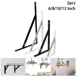Support mural triangulaire pliable réglable 6/8/10/12 pouces pour banc, table, étagère, meuble – Support robuste et résistant - Product Image 4