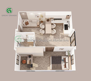 Nhà <span class=keywords><strong>CONTAINER</strong></span> nhỏ sang trọng di động sẵn sàng nhà prefab di động với hiệu ứng cách nhiệt tốt - Product Image 3