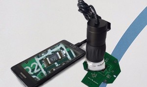 2.0MP Độ phóng đại cao điện thoại di động sửa chữa kính hiển vi 8 LED Hợp kim nhôm và ống kính quang học zoom USB kính hiển vi kỹ thuật số - Product Image 3