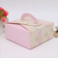 Boîte en papier personnalisée pour cookies vente en gros, pour faire soi-même des bonbons, tarte aux œufs, avec poignée, chocolat, emballage de cadeau de mariage, boîte à gâteaux