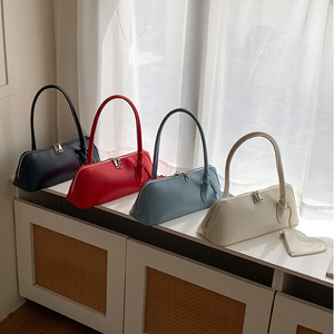 Moda estilo francés mujeres moda mango largo Satchels bolso de hombro para damas cinturones casuales bolsos de mano con corazón monedero llavero - Product Image 6