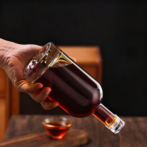 <span class=keywords><strong>Bouteille</strong></span> en verre nordique pour spiritueux (<span class=keywords><strong>rhum</strong></span>, whisky, vodka) avec bouchon, 700 ml, 750 ml, utilisable pour Baijiu, Whisky, 200 ml, 375 ml, 1 l - Product Image 3