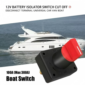 100A 12V interruptor de batería giratorio de encendido/apagado aislador de energía para coches yates barcos furgonetas autocaravanas - Product Image 6