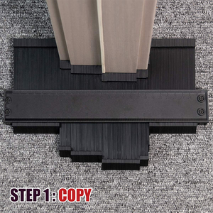 Wholesale Connectable Profile Tile Use Contour Gauge Shaping Measuring <strong>Tool</strong> 5/10 Inches Metal Stick Contour Gauge - Product Image 4