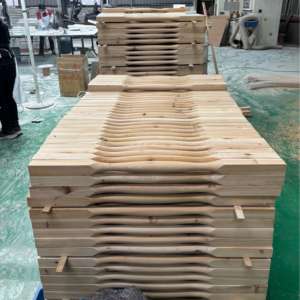 Diseño clásico Balcón Barandillas Interior Escalera <span class=keywords><strong>de</strong></span> <span class=keywords><strong>madera</strong></span> sin terminar Pasamanos Terraza Balaustre <span class=keywords><strong>de</strong></span> <span class=keywords><strong>madera</strong></span> - Product Image 3