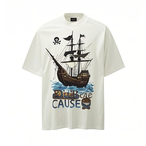 เสื้อยืดผู้ชายผ้าฝ้ายแท้ 100% แบบ OEM/ODM สั่งผลิตได้โดยตรง พร้อมลายพิมพ์เฉพาะตัว ระบายอากาศได้ดี ไม่เป็นขุย รับผลิตจำนวนมาก - Product Image 6