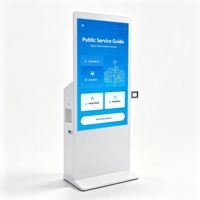 Kiosco de Señalización Digital Interactiva AIYOS de 32-75 Pulgadas con Escáner de Código QR, Audio Integrado de 100W y Computación Edge AI Opcional