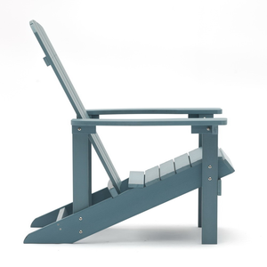 Chaise de jardin en <span class=keywords><strong>plastique</strong></span> et bois Uplion, chaise de patio, chaise de terrasse, chaise Adirondack imperméable - Product Image 4