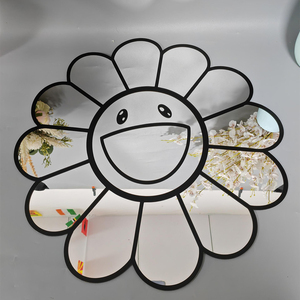 Specchio Adesivo <span class=keywords><strong>da</strong></span> <span class=keywords><strong>Parete</strong></span> in Acrilico Personalizzato, Design Moderno Gengar Cromato, Decorazione per Casa TikTok, Regalo per le Feste, Specchio Cartoon dalla Forma Irregolare - Product Image 6