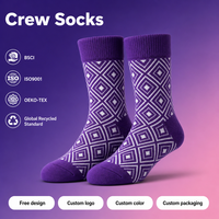 Chaussettes mi-mollet pour hommes, pour tenue décontractée ou formelle, avec bord côtelé, respirantes, en tricot
