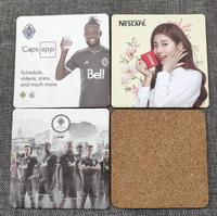 Sublimation Coaster Square MDF Cork Coasters Anti skid coaster 10*10CM