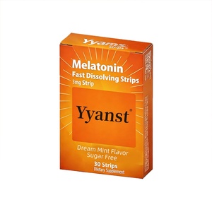 Tiras Orales para Dormir Sin Azúcar de Marca Privada de Alta Calidad, Ingredientes Activos de Melatonina que Promueven el Sueño, Mejoran el Sueño Profundo - Product Image 1