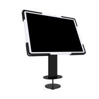 Support de tablette inclinable et pivotant en métal avec rotation à 360 degrés et inclinaison à 180 degrés pour tablettes Android de 7 à 10,1 pouces, capacité de 20 livres
