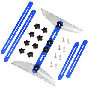 Maschera per scale in metallo solido facile da usare che misura accuratamente <span class=keywords><strong>l</strong></span>'<span class=keywords><strong>angolo</strong></span> e la lunghezza dello strumento del modello del battistrada della scala - Product Image 2