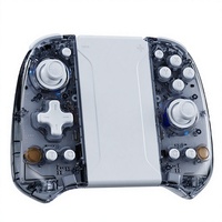 KS58 Pengendali Game Nirkabel Motor Getaran Getaran Ganda Joystick Terpisah Gamepad BT untuk Baterai 2.1+EDR 400mAh