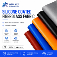 Tissu en fibre de verre enduit de caoutchouc silicone, résistant aux hautes températures, pour écran de soudage, rideau anti-feu et protection contre les étincelles