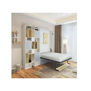 High Quality Folding Wall Mounted Murphy Mechanism Side Horizontal Murphy Bed Hidden Wall