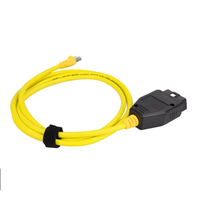 Câble de codage ENET pour interface de diagnostic Ethernet OBD2 ENET, connecteur à bouton, outil de données pour scanner ICOM série F, certifié FCC/CE