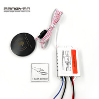 Sensor Interruptor de Alto Voltaje 110V 220V para Madera Luz LED Inteligente para Gabinete y Armario con Sensor Táctil Oculto de Movimiento Manual