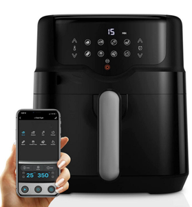 Four à air numérique intelligent Wifi Tuya 4 5,5 6 8 litres <span class=keywords><strong>sans</strong></span> huile 1700W, compatible Wifi Tuya, fenêtre de visualisation de l'alimentation à l'intérieur - Product Image 6