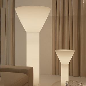 Lampe sur pied LED à commande tactile, style crémeux, pour salon, chambre, éclairage d'ambiance - Product Image 3