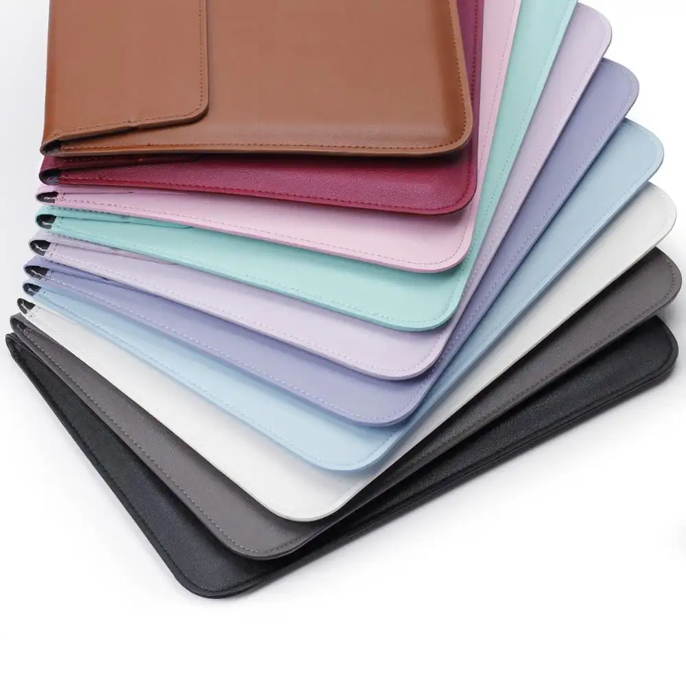 Notebook Computer Pouch PU Leather Laptop Sleeve Case for Macbook