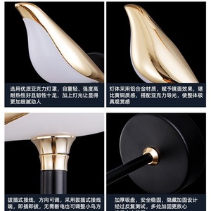 Magpie 2024 New Style <b>Simple</b> Modern Luxury Balcony/Staircase Wall Lamp Living Room/Bedroom Bedside Lamp Creative Design - Product Image 6